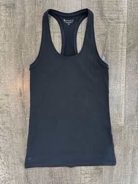 Athleta Powervita Racerback Tank Top Black Powervita XS